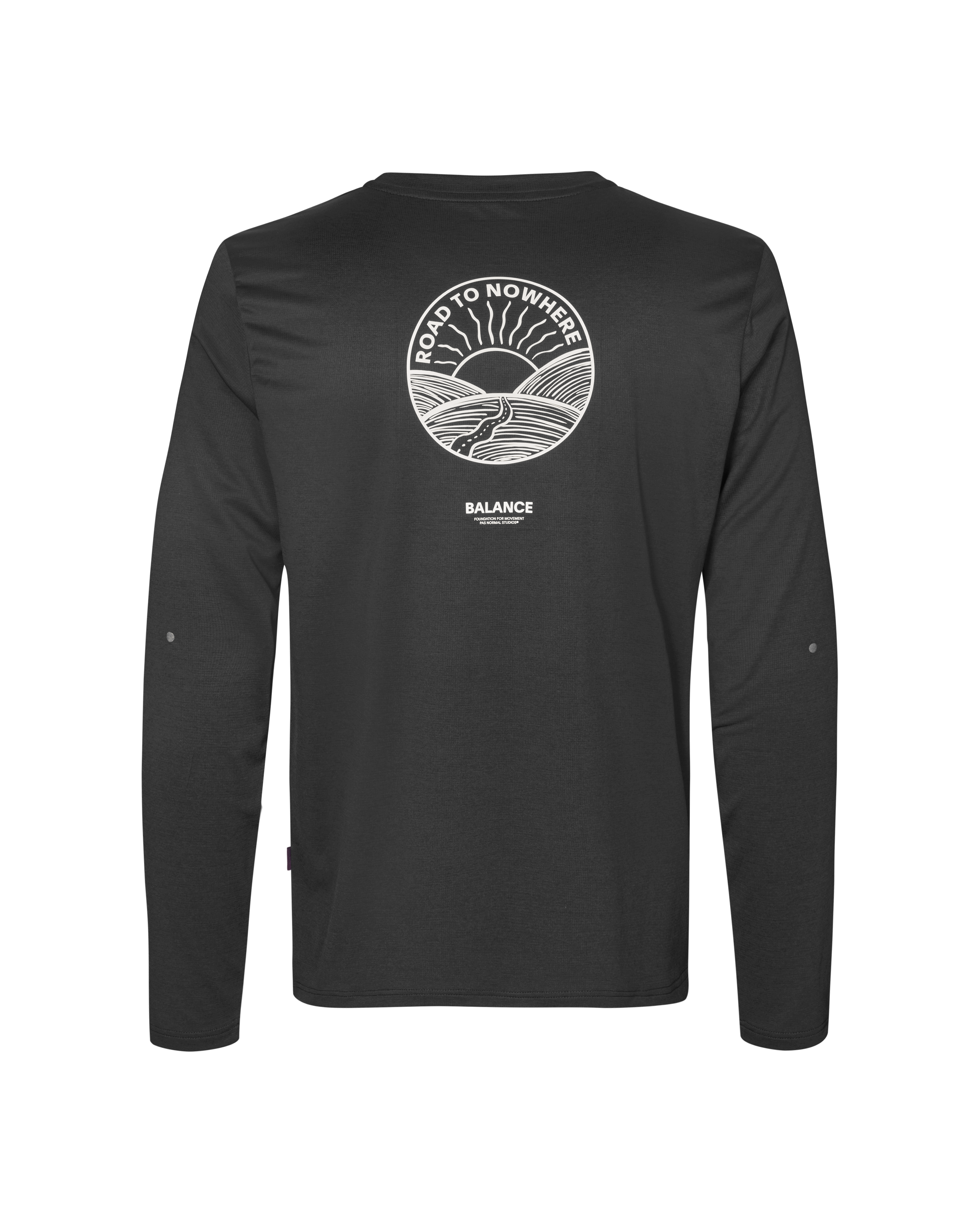 Men's Balance Long Sleeve T-Shirt - Black