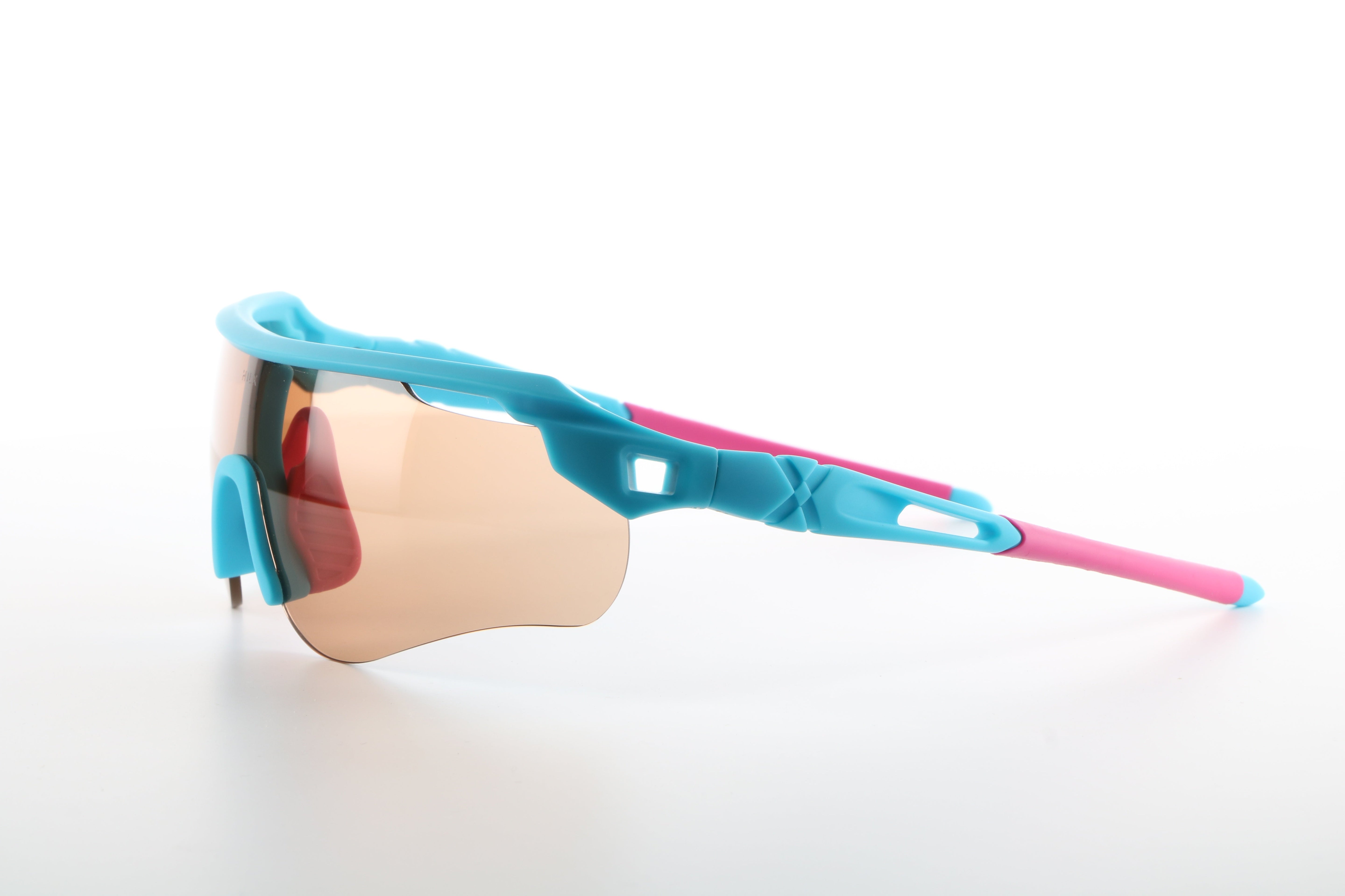 Trail Blazer - Matt Aque Blue/ Pink with Light Pink Lens