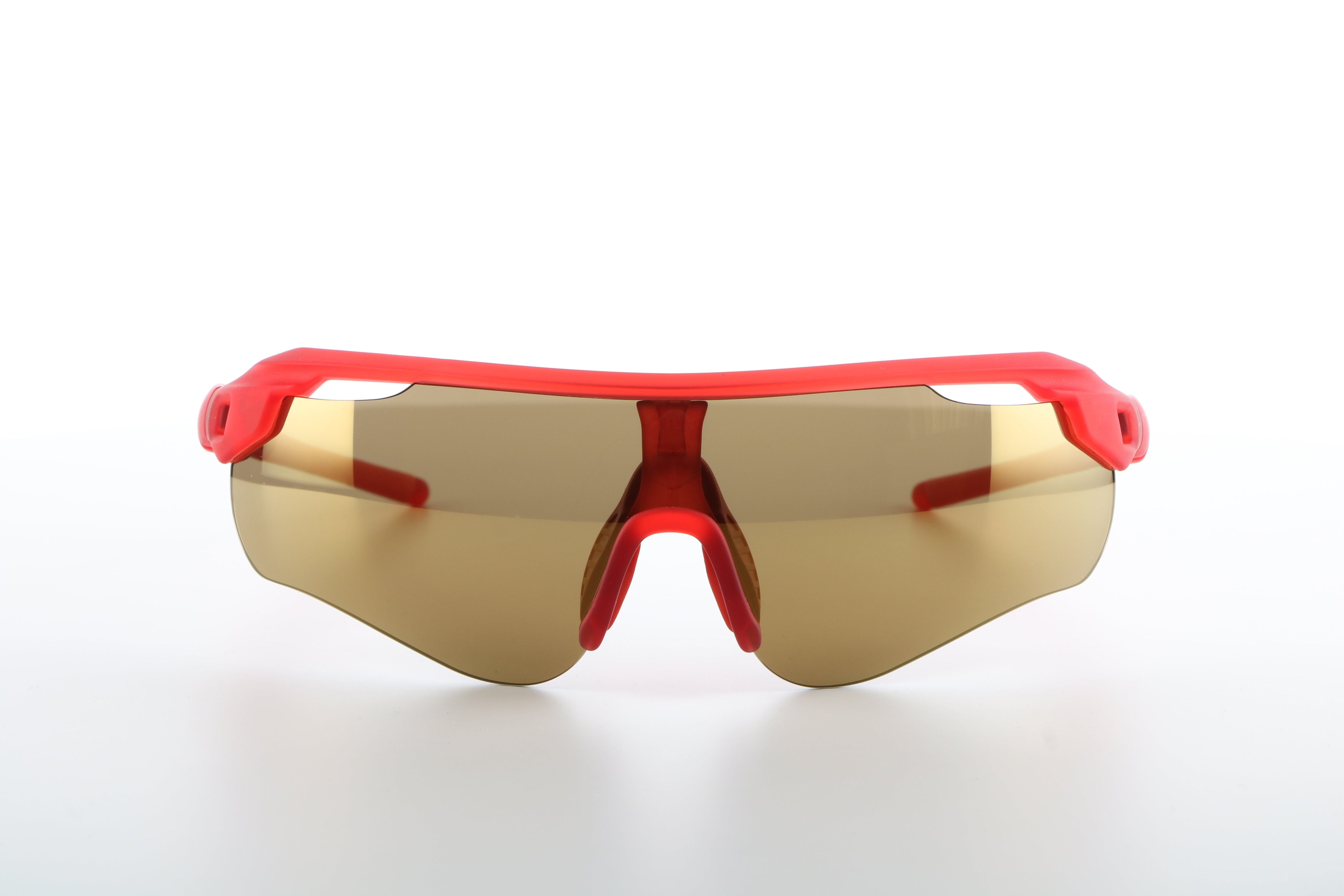 Trail Blazer - Matt Red / Orange with Gold Lens