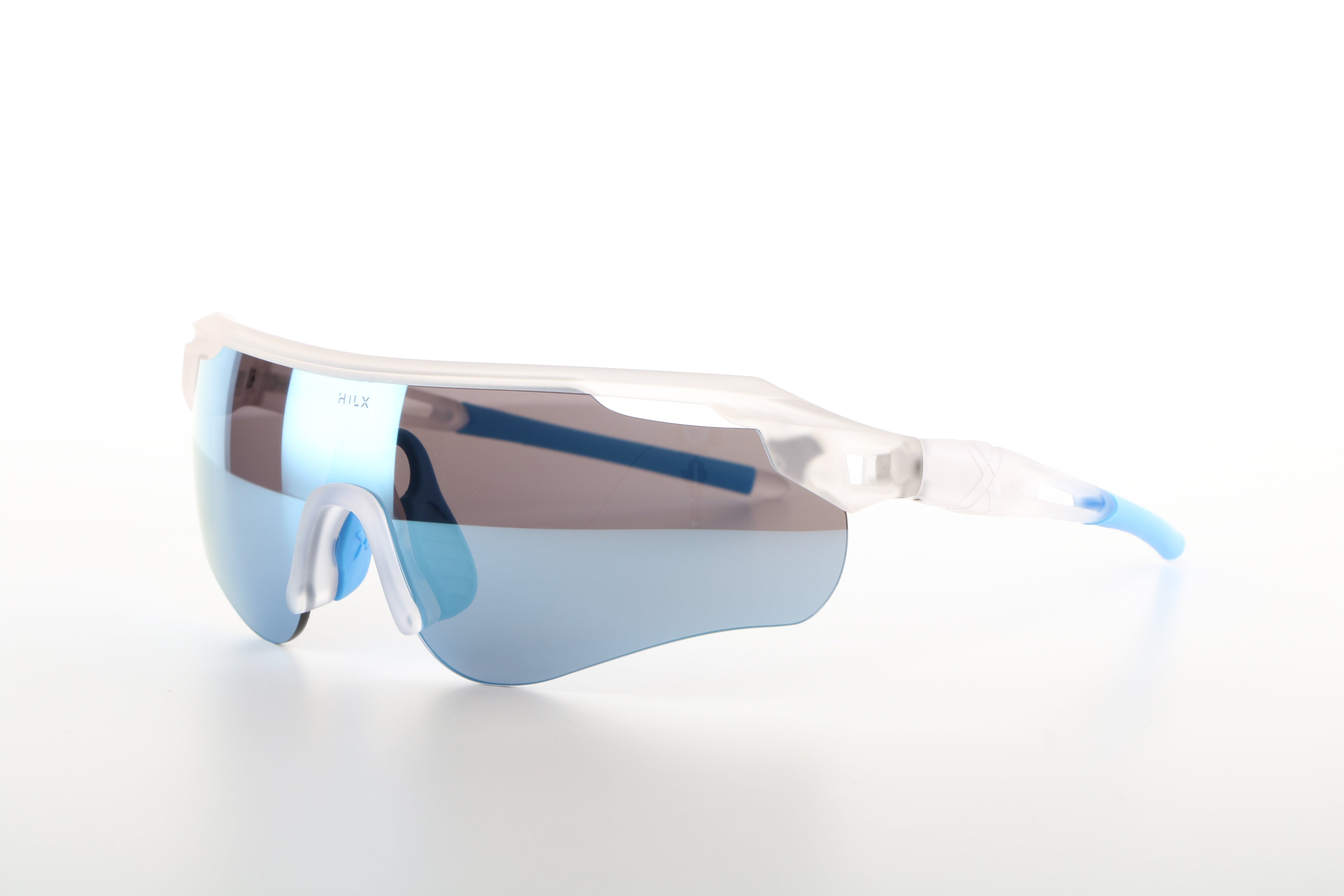 Trail Blazer - Matt Transparent/ Blue with Blue Lens