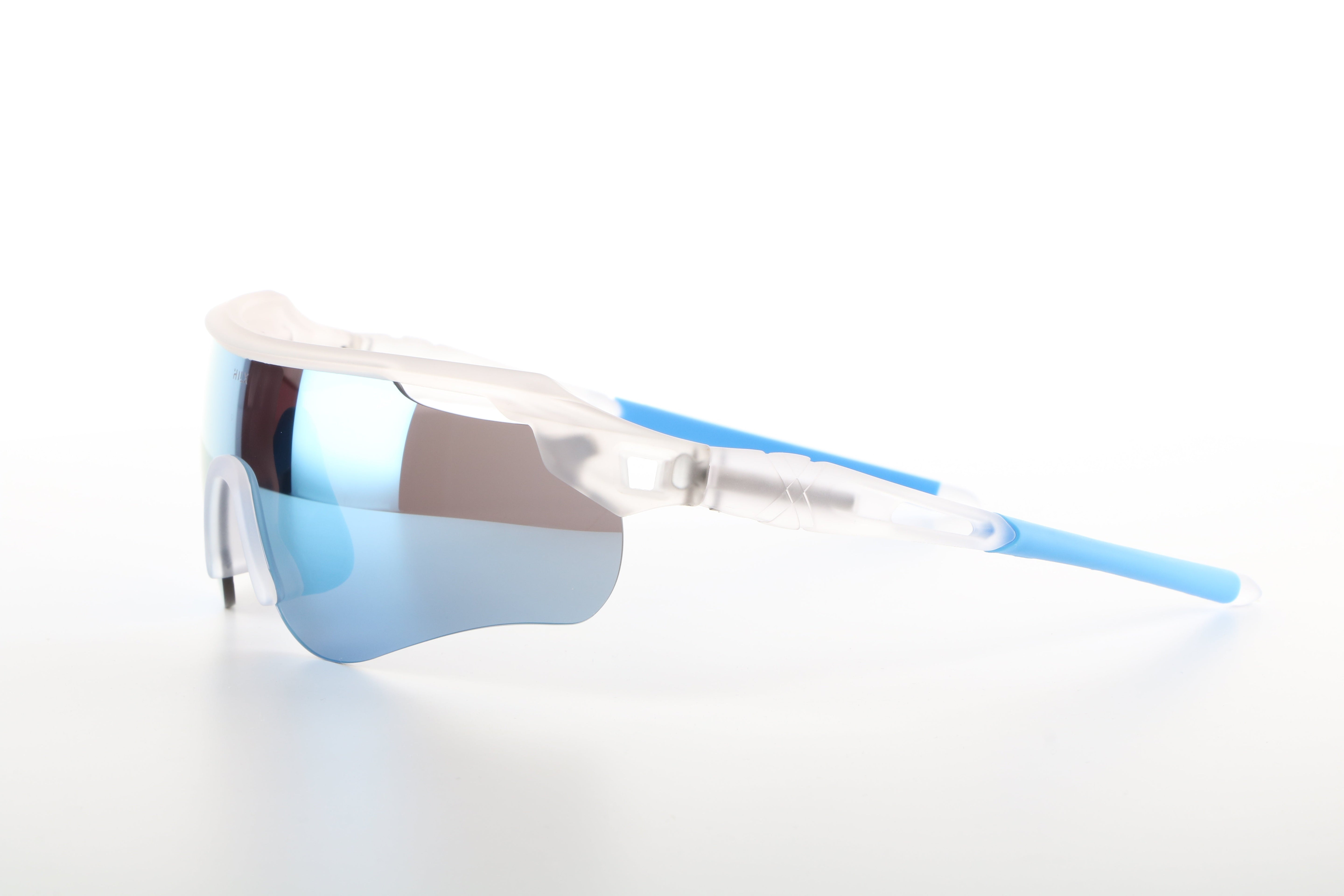 Trail Blazer - Matt Transparent/ Blue with Blue Lens