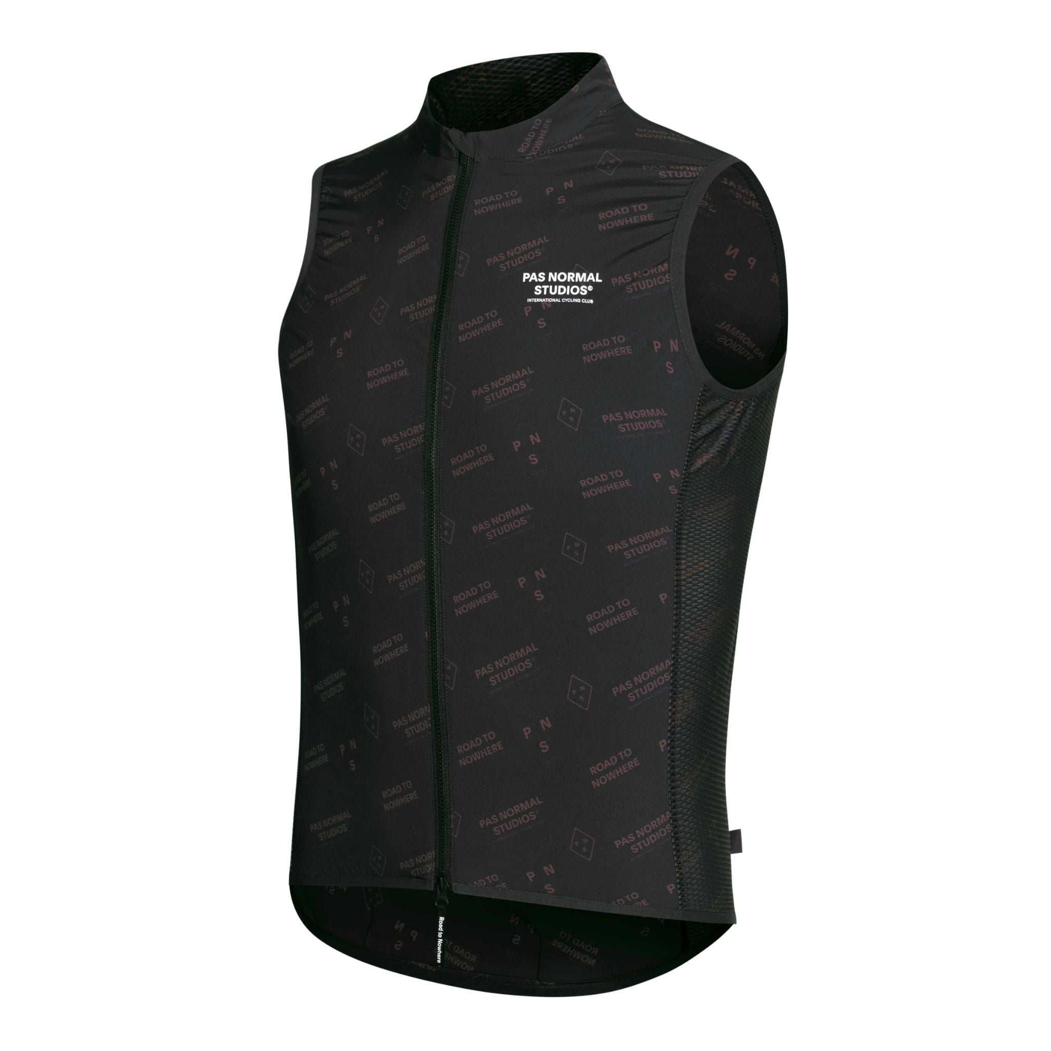 Men's Mechanism Late Drop Stow Away Gilet - Black Contrast