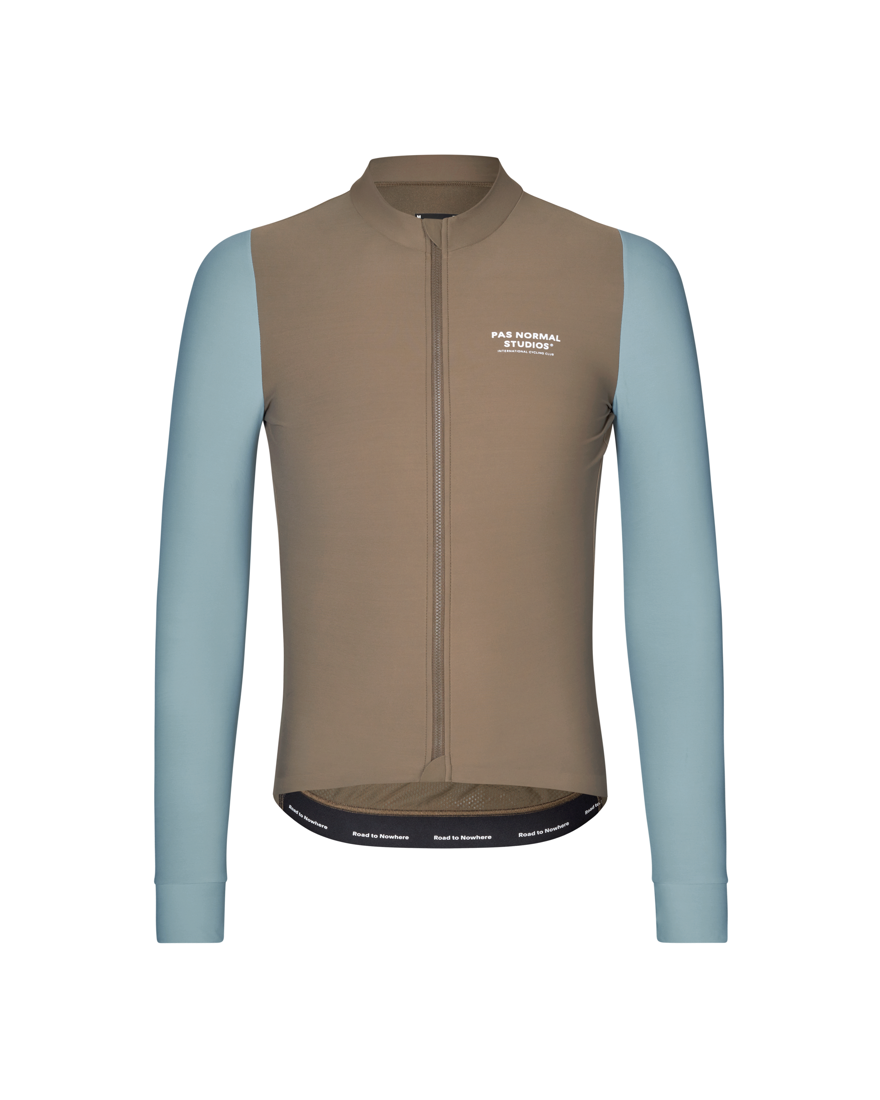 Men's Mechanism Long Sleeve Jersey - Dusty Blue / Dark Stone