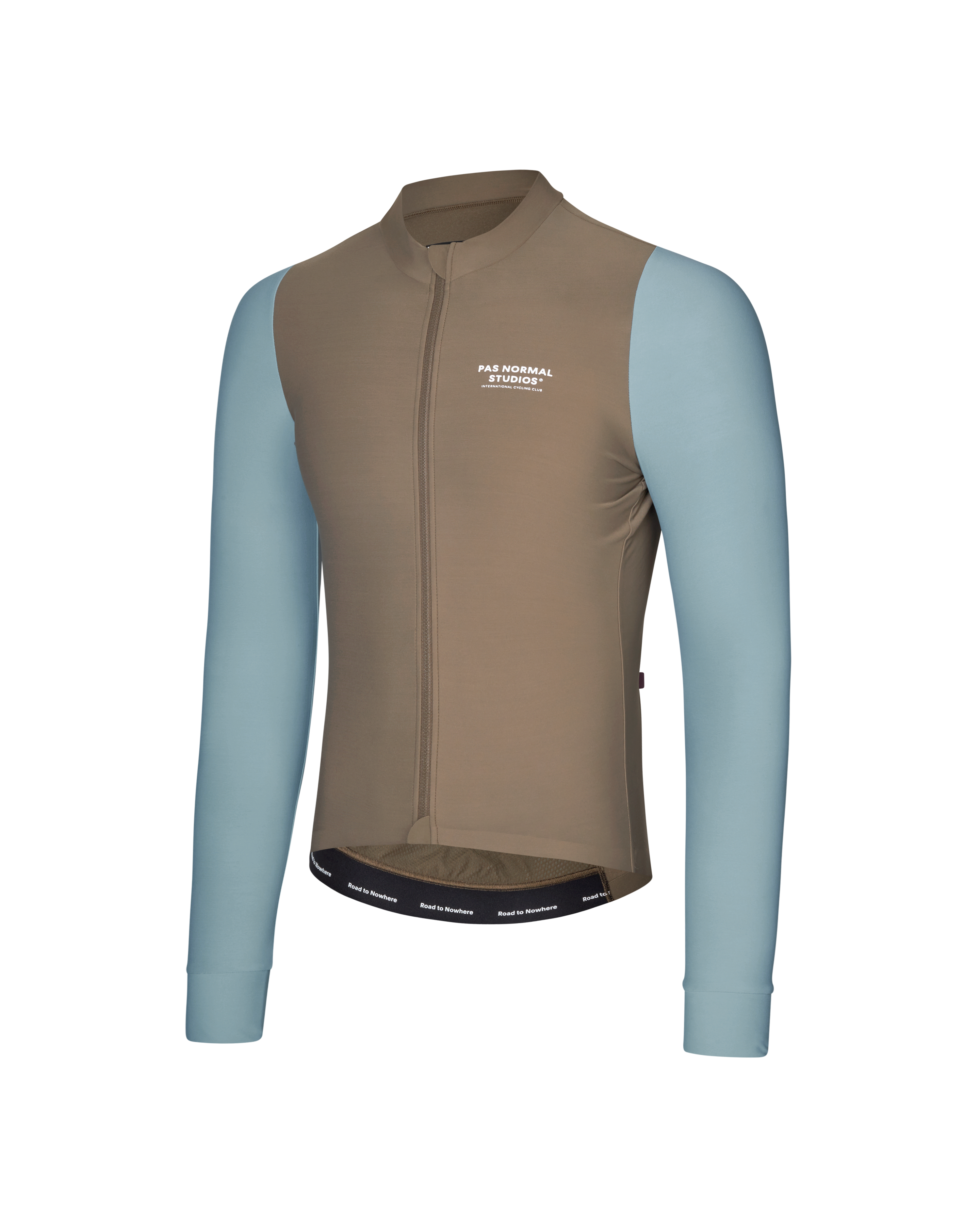 Men's Mechanism Long Sleeve Jersey - Dusty Blue / Dark Stone