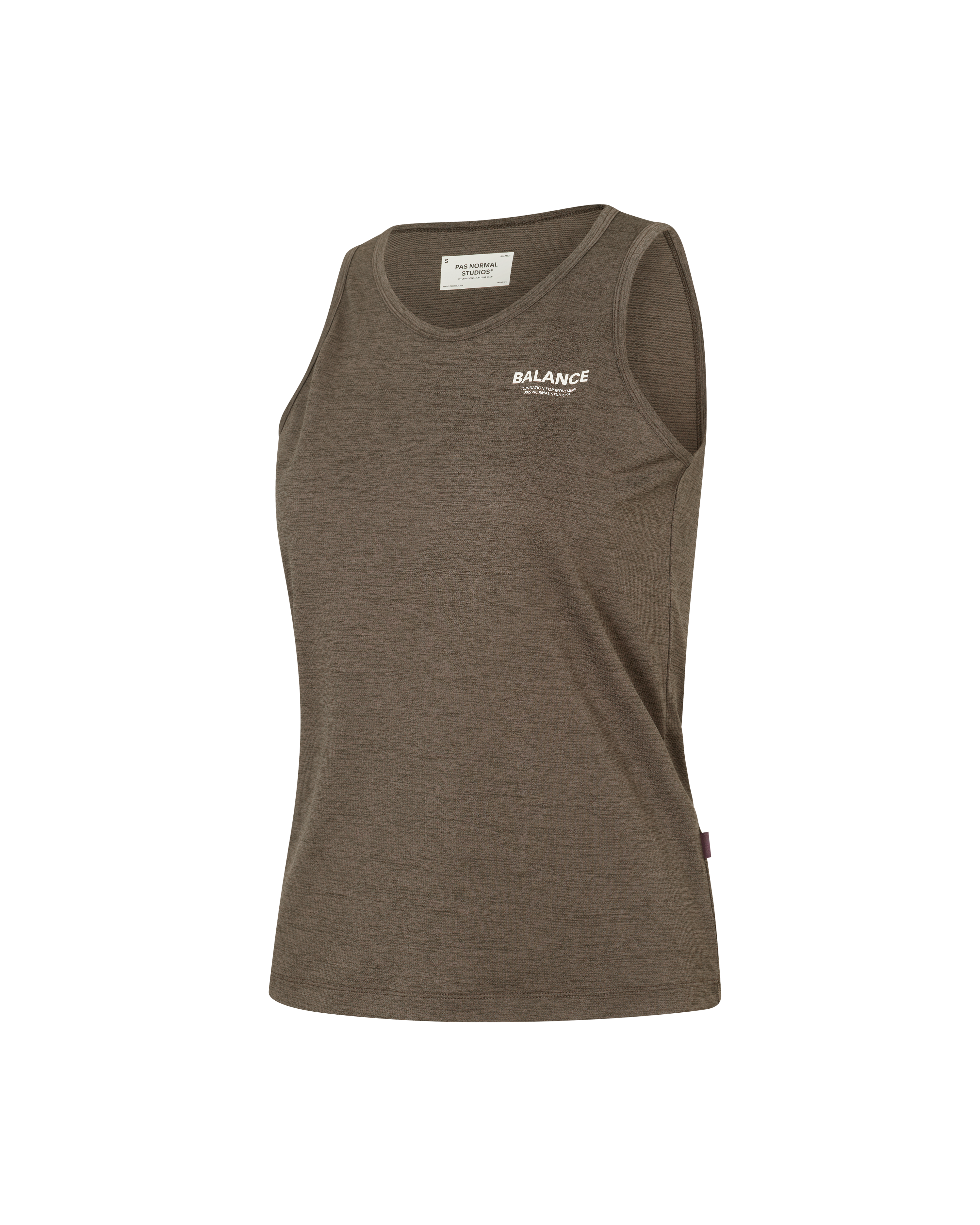 Women's Balance Sleeveless Top - Dusty Brown