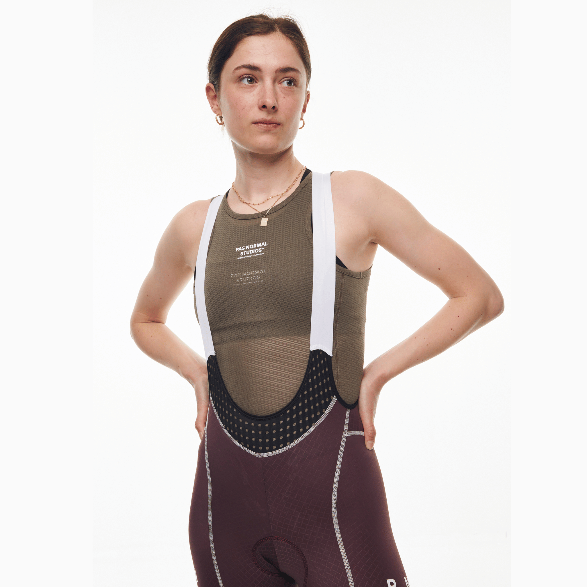 Women's Mechanism Bib - Light Burgundy