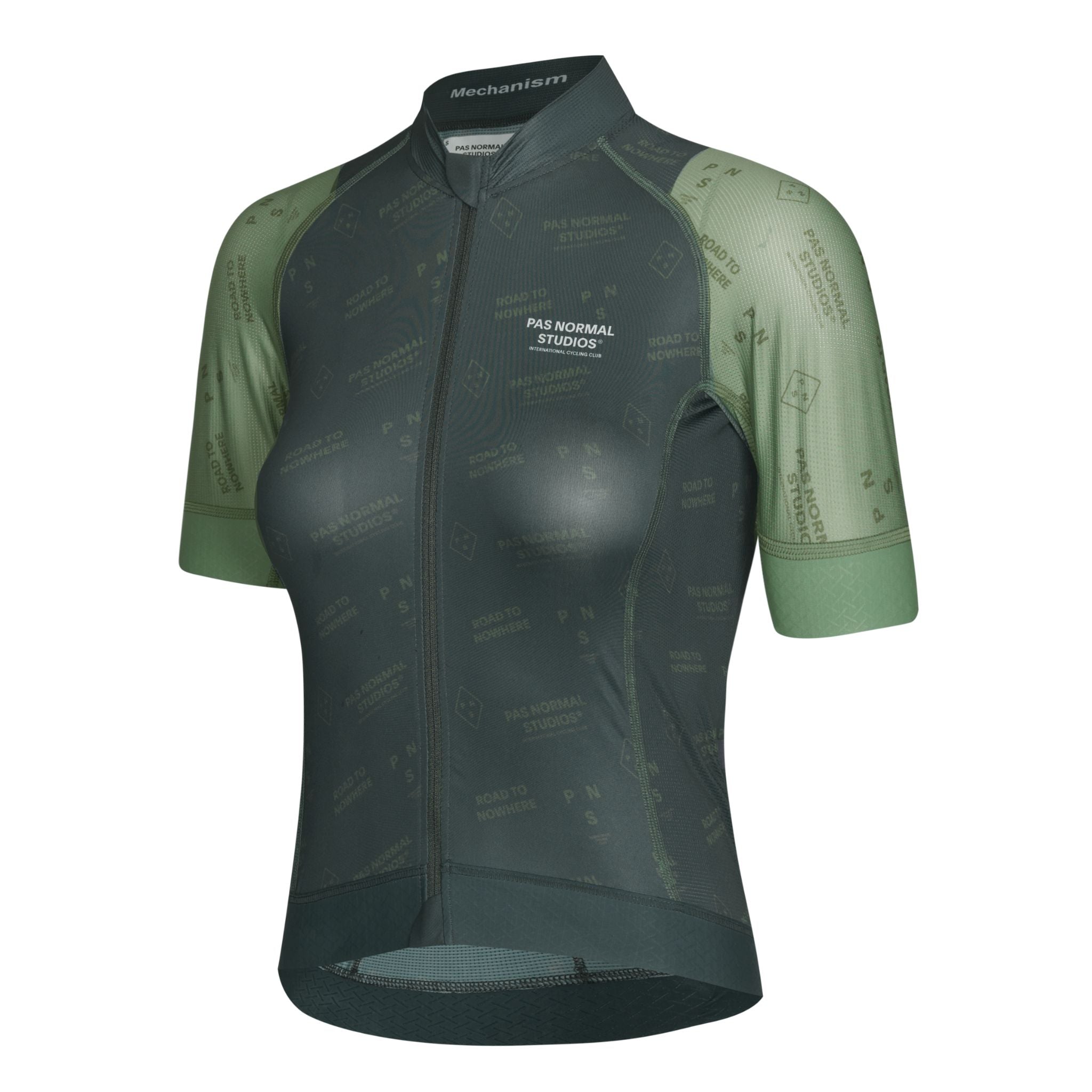 Women's Mechanism Late Drop Jersey - Dark Moss Contrast