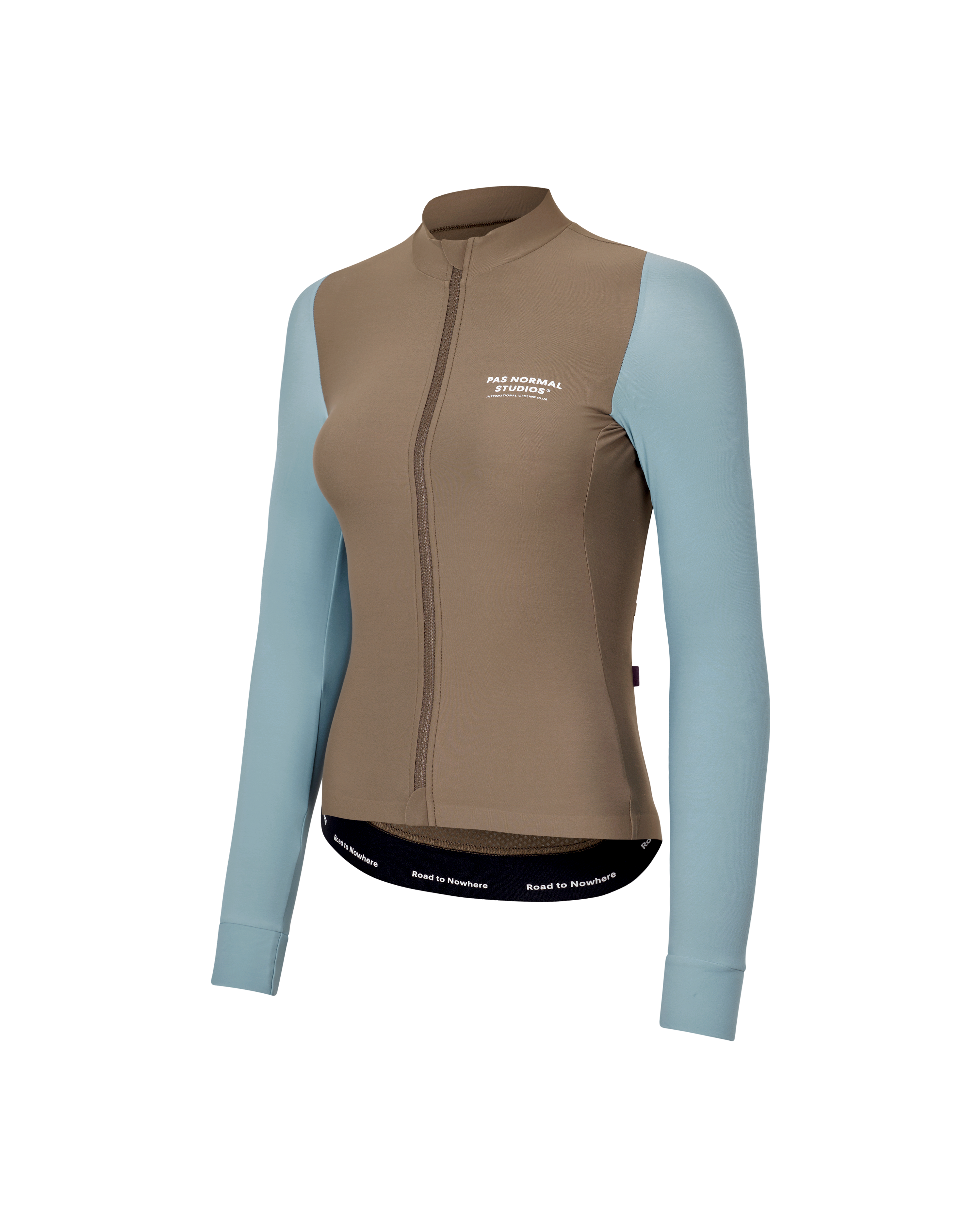 Women's Mechanism Long Sleeve Jersey - Dusty Blue / Dark Stone