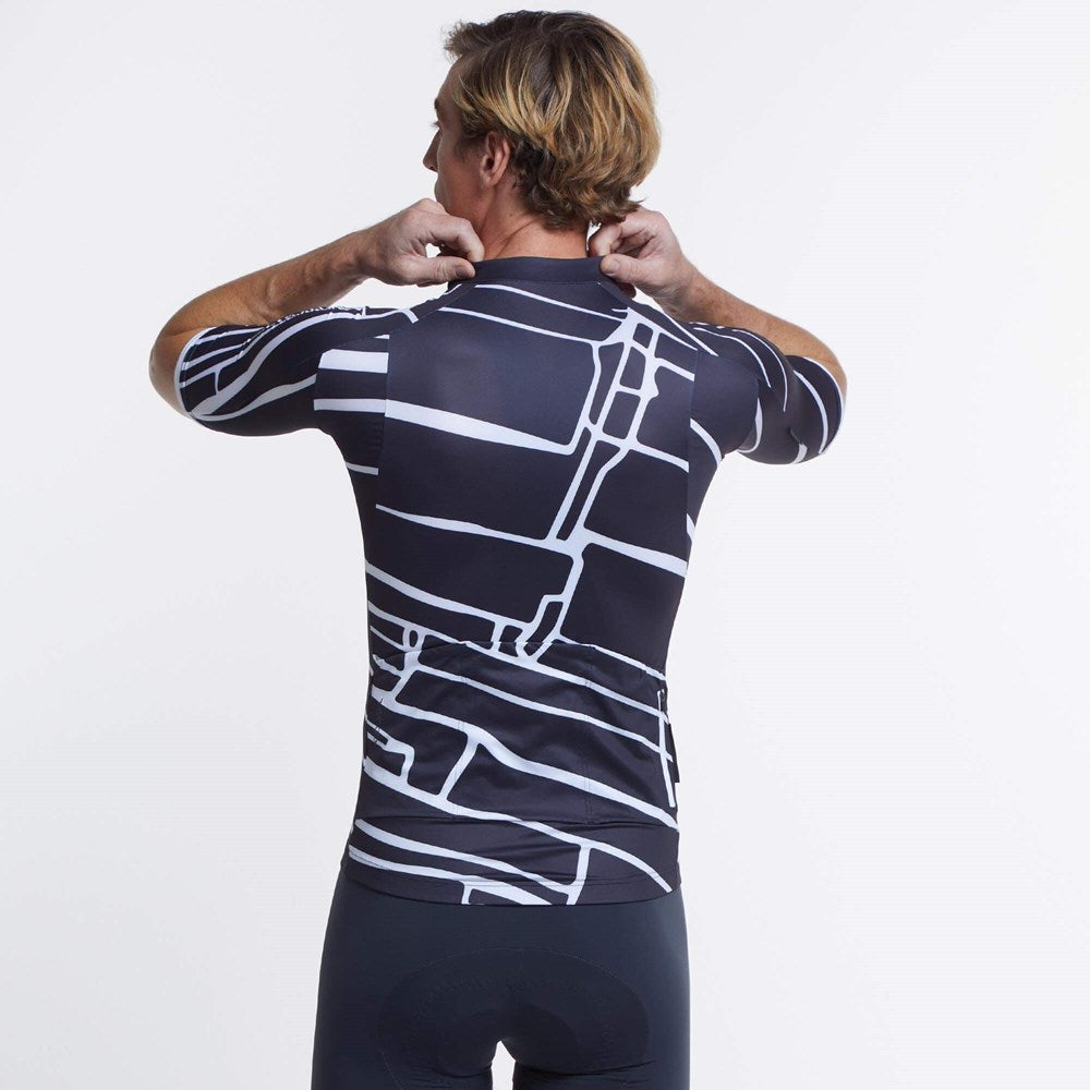 Charcoal Block Print SE Men's Jersey