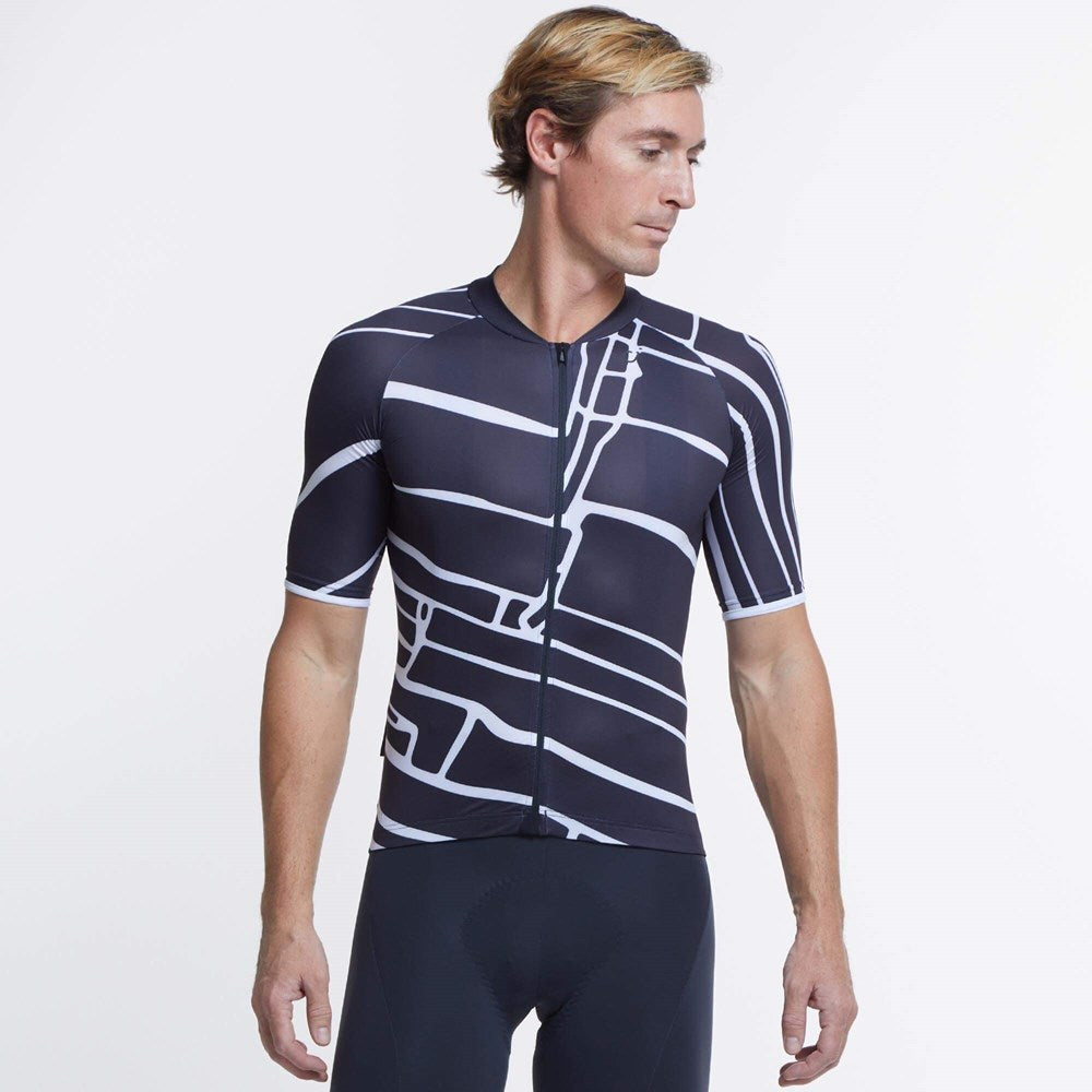 Charcoal Block Print SE Men's Jersey