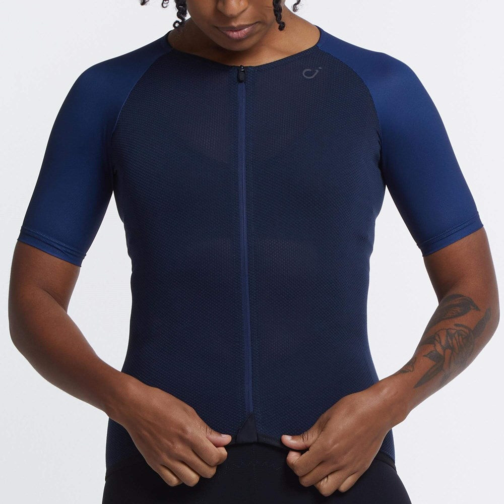 Navy Radiator Mesh Women's Jersey