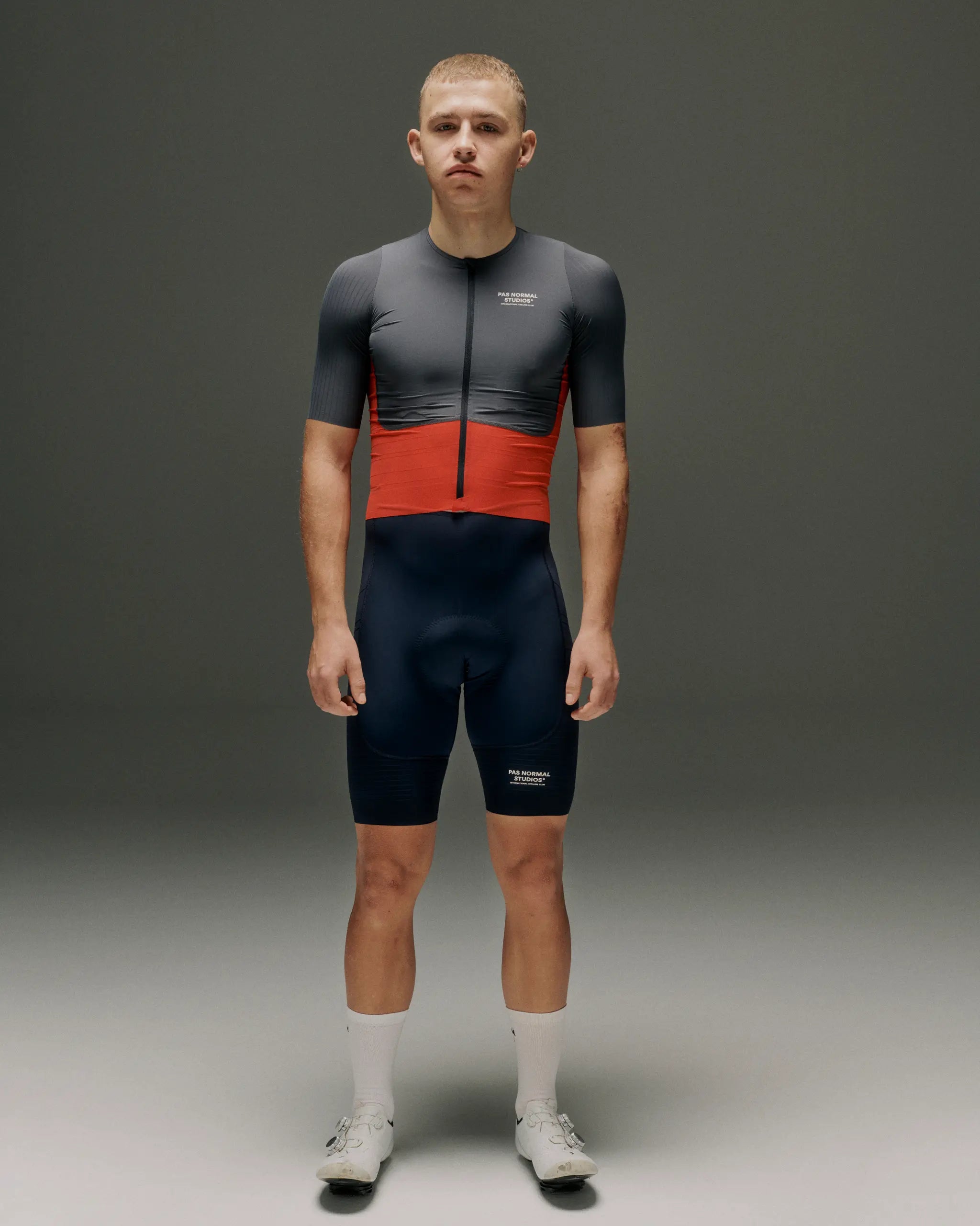 Men's Mechanism Pro Jersey - Navy / Deep Red