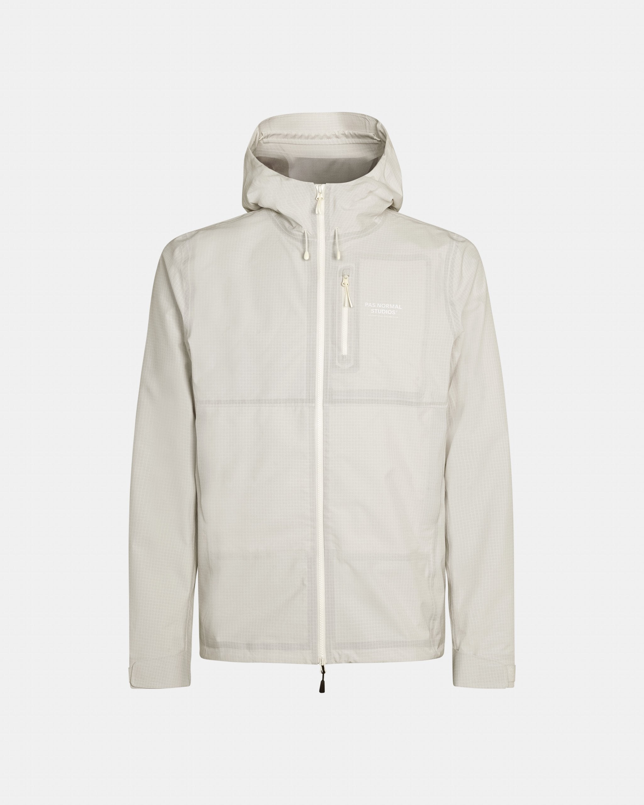 Men's Off-Race Shell Jacket - Off White