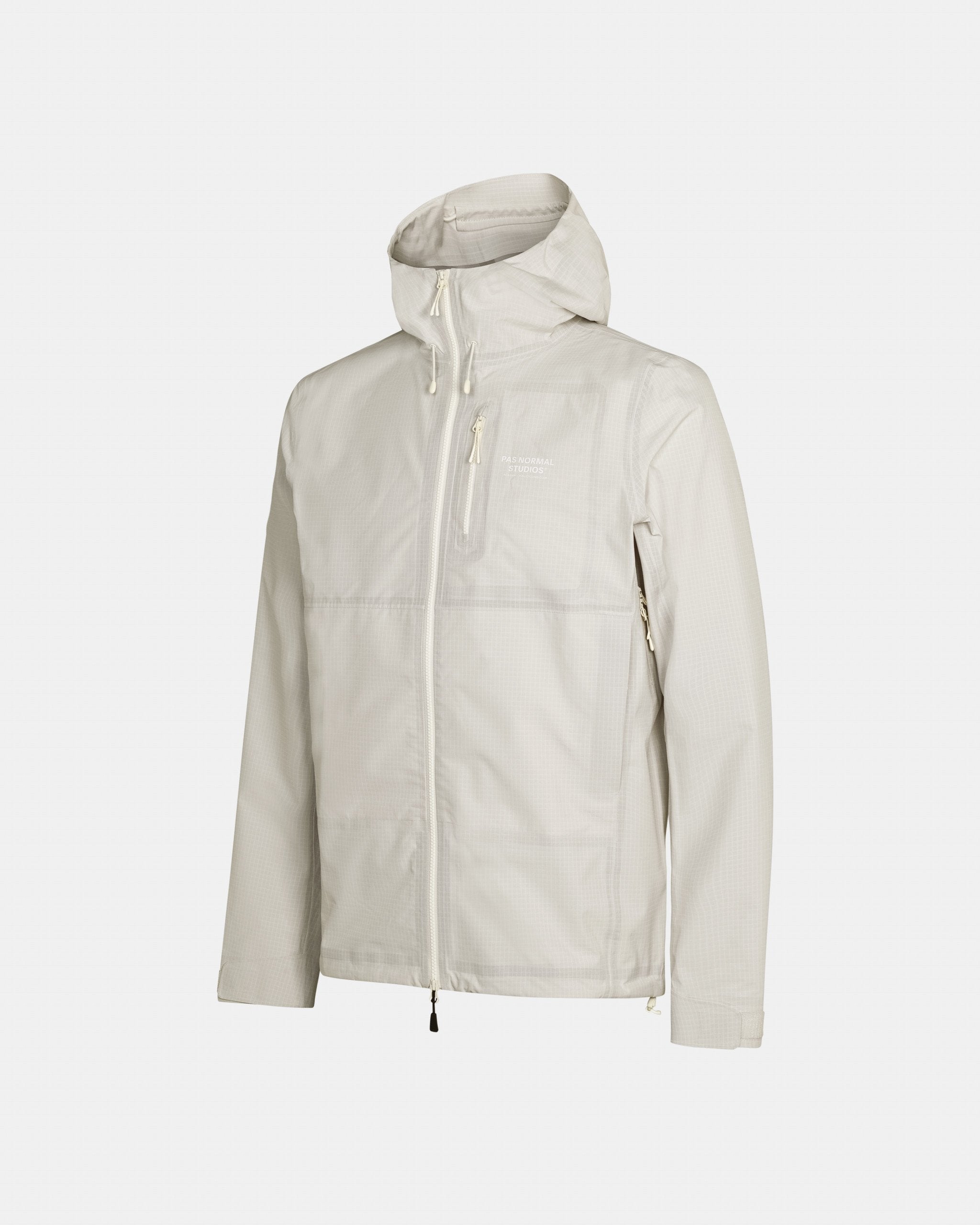 Men's Off-Race Shell Jacket - Off White