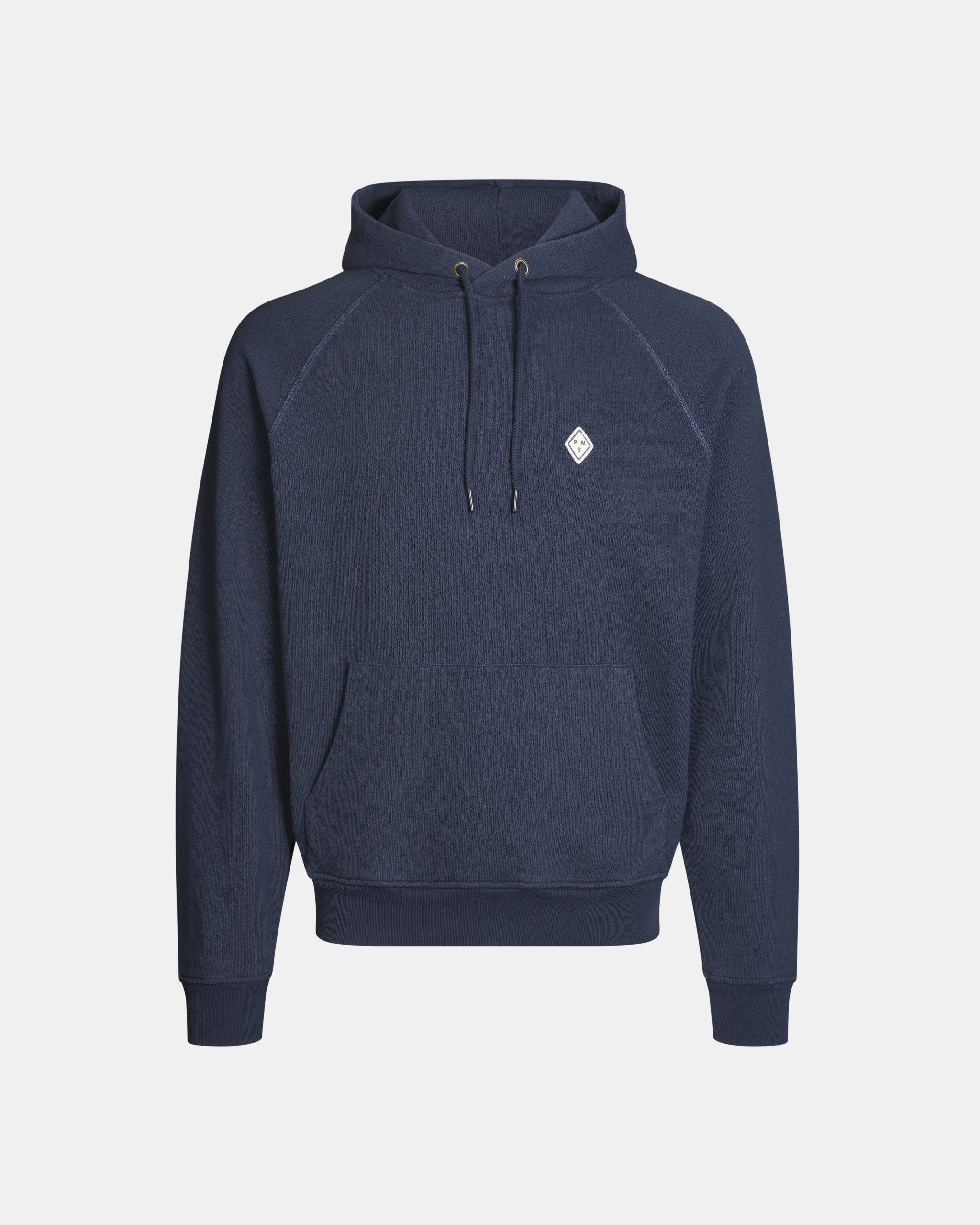 Off-Race Patch Hoodie - Navy