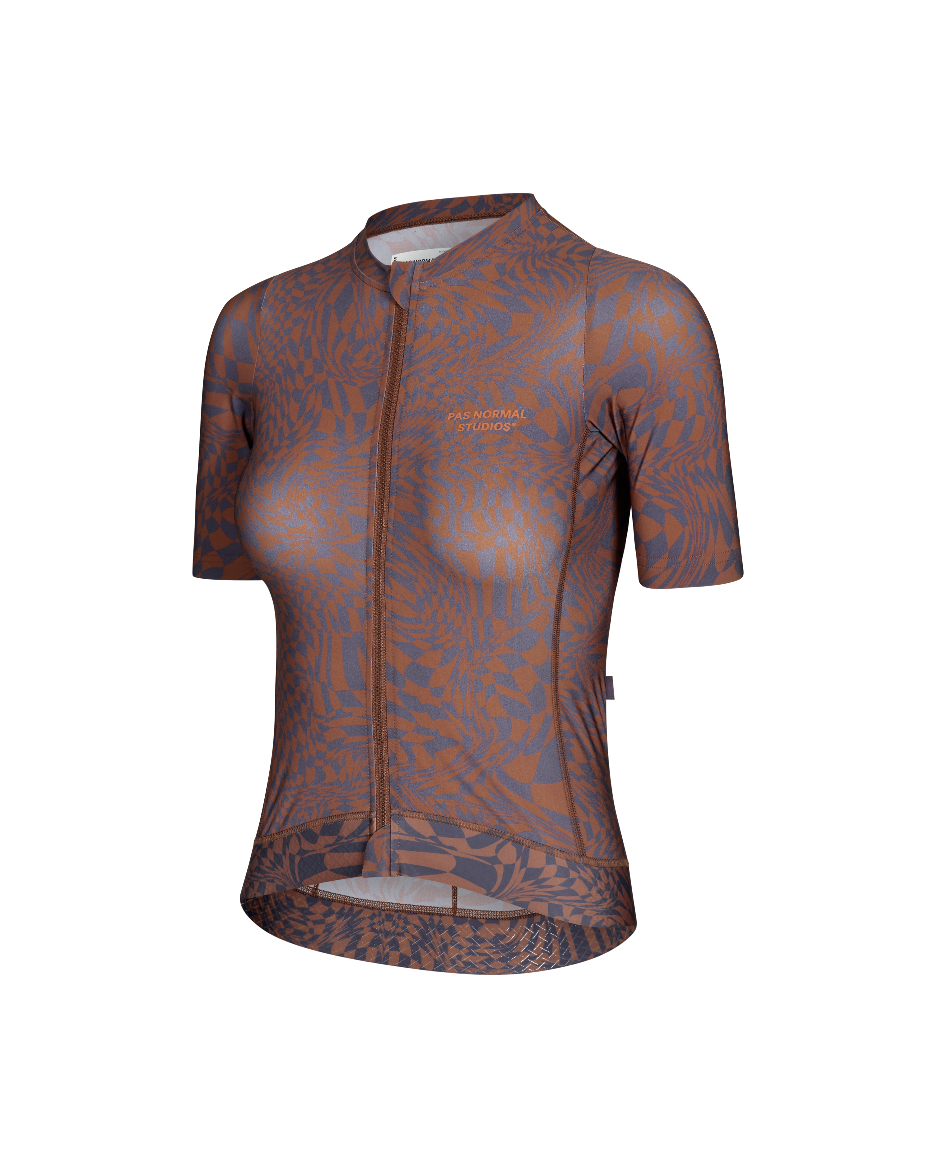 Women's Essential Jersey - Check Dark Purple